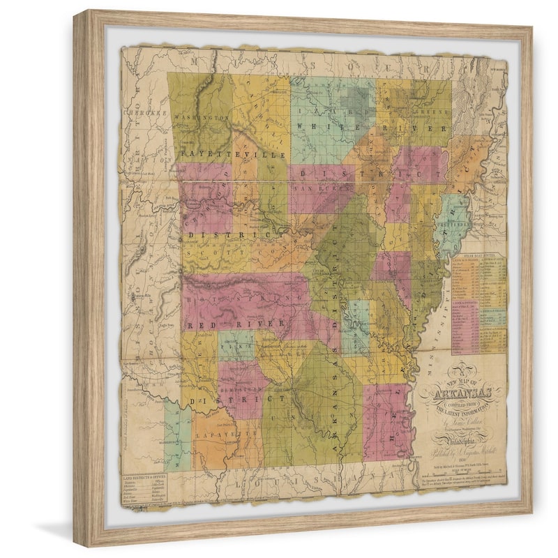 'Colorful Arkansas' Framed Painting Print