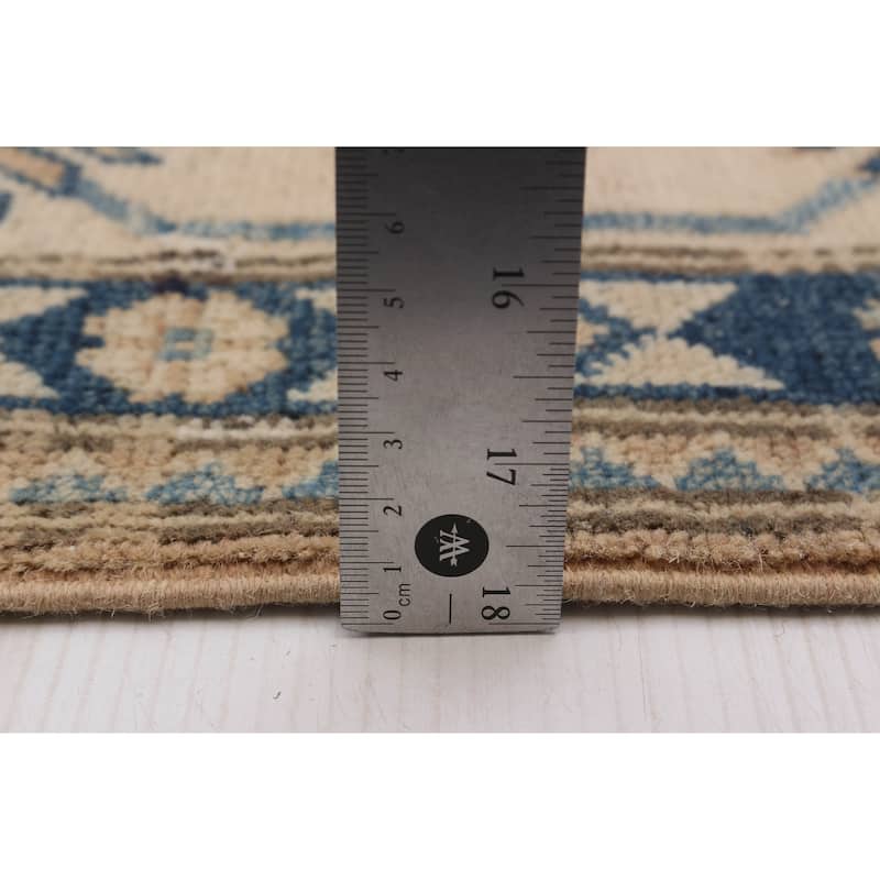 ECARPETGALLERY Hand-knotted Finest Ghazni Tan Wool Rug - 6'2 x 8'4