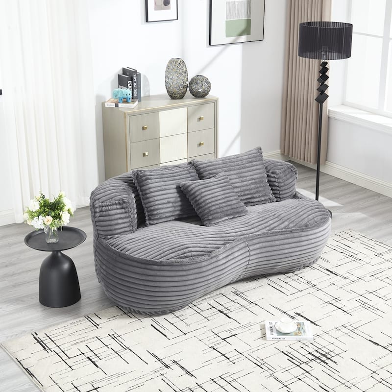 Comfort Lounger High Back Bean Bag Chair