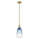 Option Brushed Brass / Sapphire Blue Shade