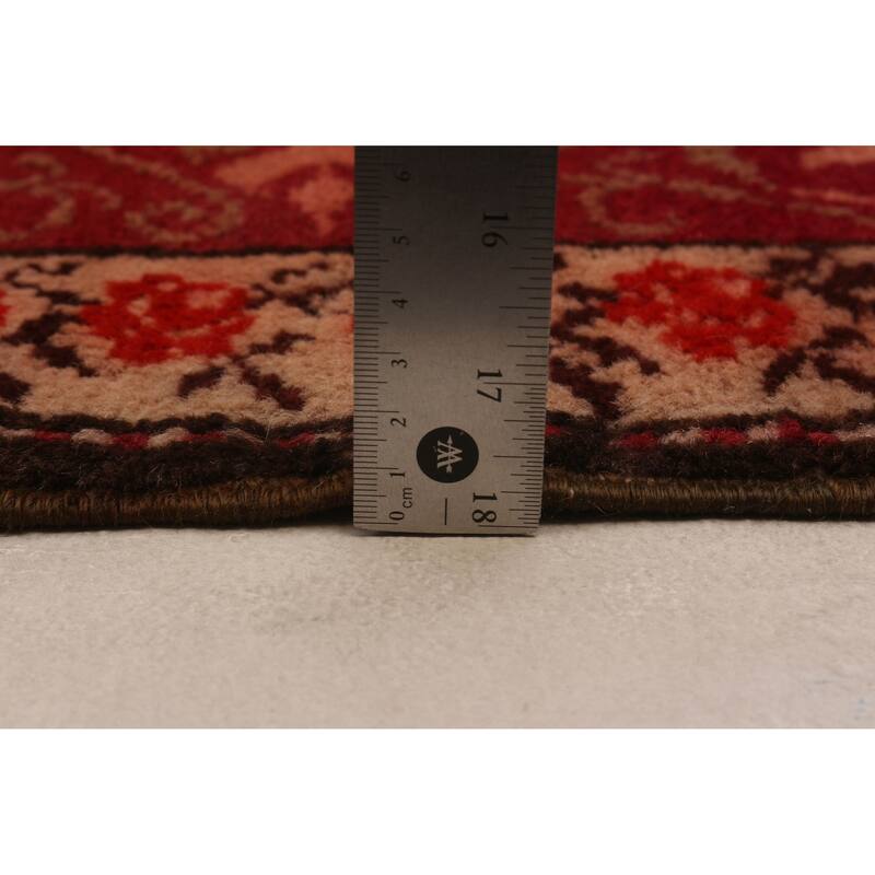 ECARPETGALLERY Hand-knotted Anatolian Vintage Brown, Red Wool Rug - 5'1 x 15'9