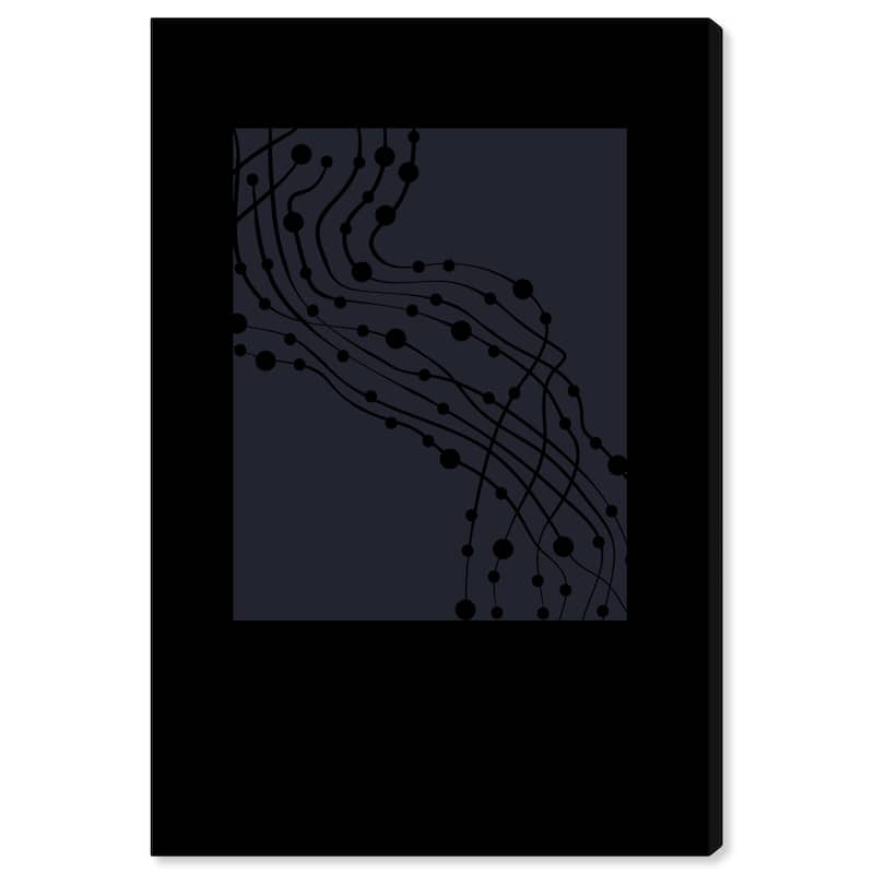 Wynwood Studio Canvas Advertising Art Boheme Abstract 12 Black and Tan Modern & Contemporary Wall Art Canvas Print