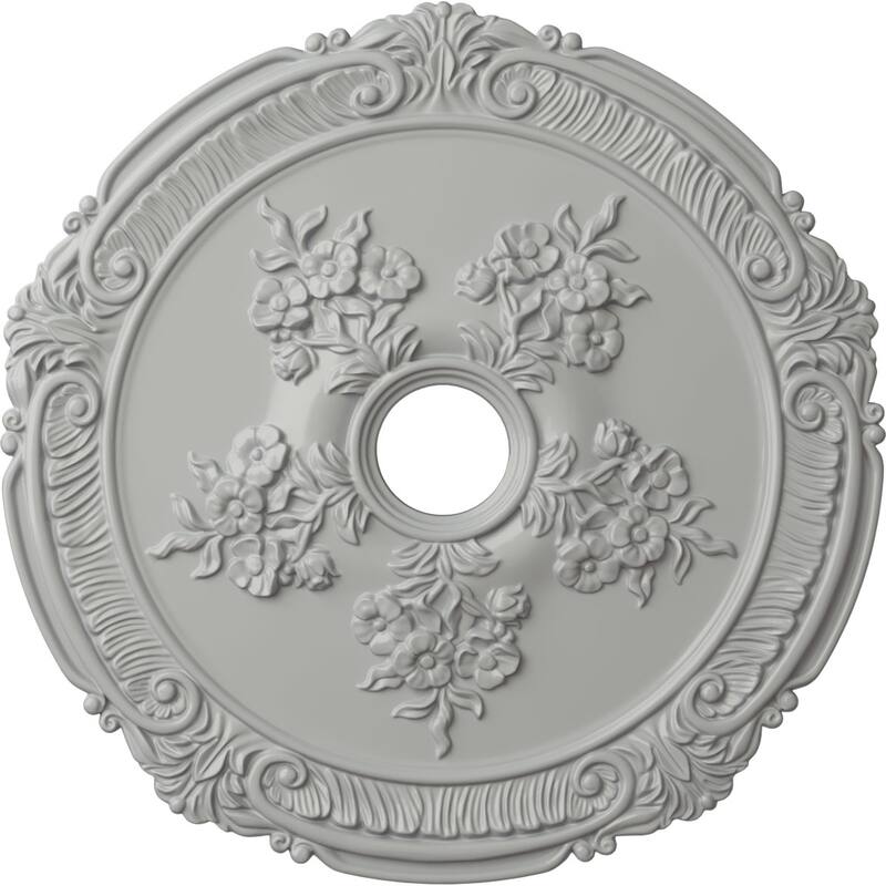 26"OD x 3 3/4"ID x 1 1/2"P Attica with Rose Ceiling Medallion