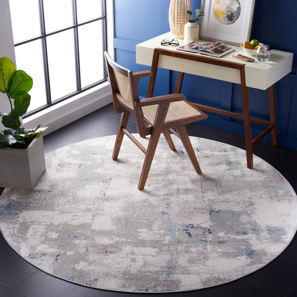 SAFAVIEH Bayside Machine Washable Zeliha Modern Abstract Rug