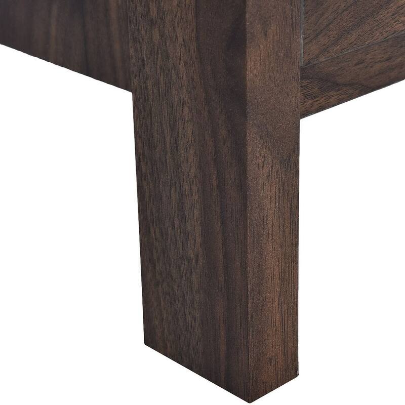 Modern Nightstand with 2 Drawers and Metal Handles by Christopher Knight Home