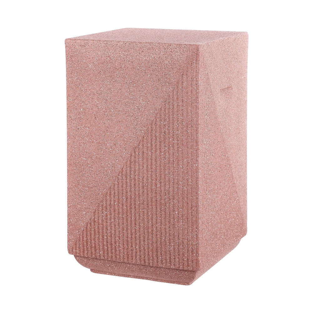 Rashida 20.75" Contemporary Minimalist Square Accent Table , by JONATHAN Y