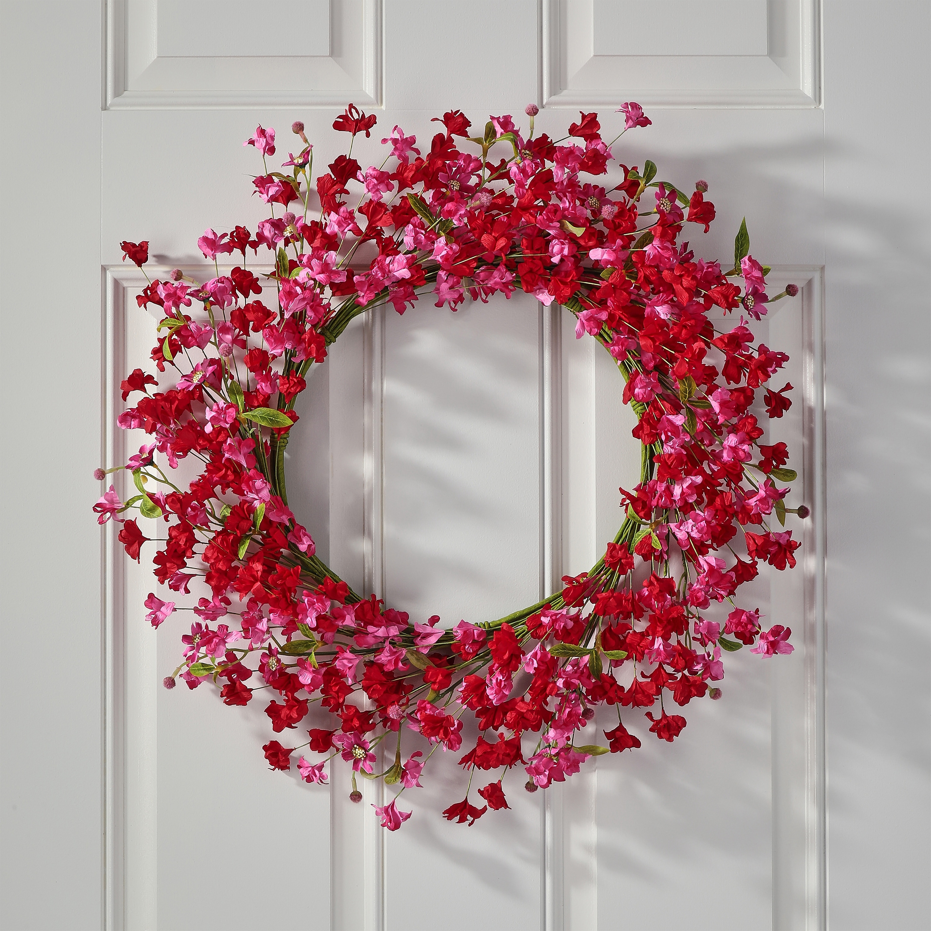 24" Pink Blossom Wreath