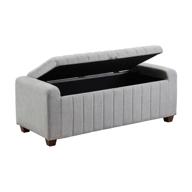 Upholstered Bench with Internal Storage