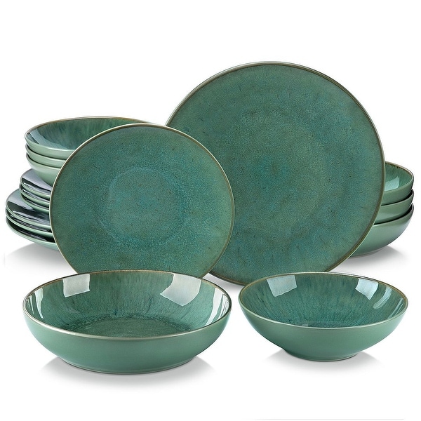 vancasso Karst 16-Piece Stoneware Dinnerware Set, Service for 4