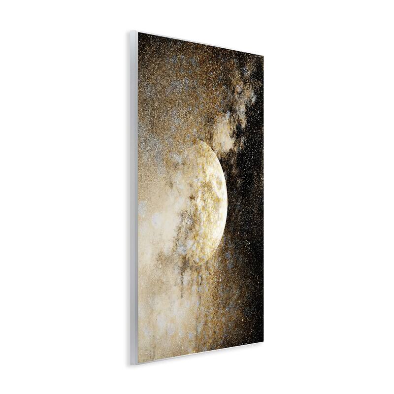 Stupell Starry Nebula Full Moon Wall Plaque Art Design By Gemma Bardot