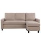 preview thumbnail 48 of 46, Futzca Modern L-shaped Convertible Sectional Sofa w/ Reversible Chaise