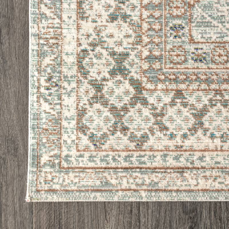 JONATHAN Y Xlendi English Country Argyle Area Rug