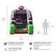 preview thumbnail 6 of 4, JumpOrange Inflatable Football Target Game with Blower & Foam Football, Commercial Grade, Outdoor Play, 15oz PVC Vinyl, 90 LBS