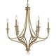 preview thumbnail 1 of 0, Minka Lavery Covent Park 6 Light 28" Wide Taper Candle Chandelier