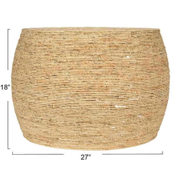 dimension image slide 1 of 4, Corn Rope Accent Table