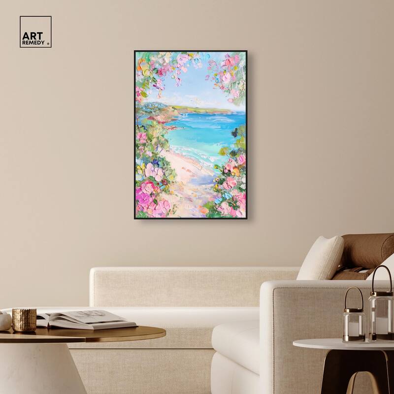 Hillside Harbor View II Canvas by Art Remedy