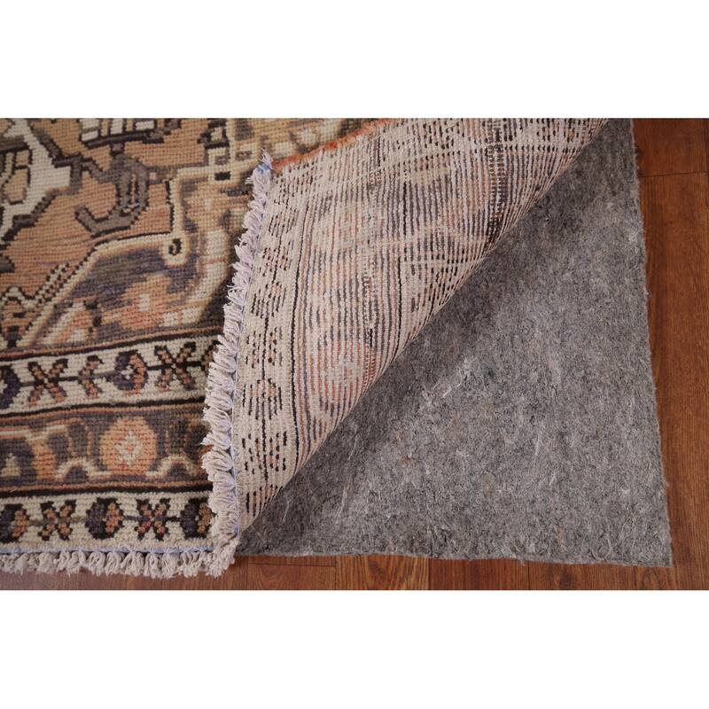Geometric Bakhtiari Persian Vintage Rug Handmade Wool Carpet - 4'7" x 6'6"