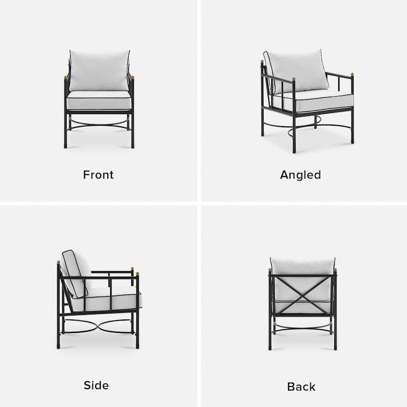 Mopio Odelia Patio Furniture, Outdoor Sectional Conversation Set