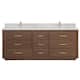 Option Aged Dark Brown Oak / Fish Maw White