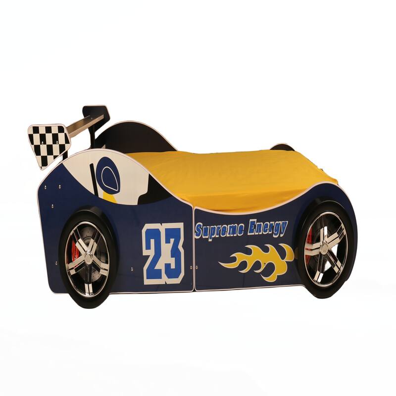 Supreme Energy Racing Car Bed,Blue