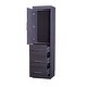 preview thumbnail 10 of 10, Twin Size Storage Murphy Bed with Wardrobe and Drawers, Save Space Wood Wall Bed Frame, Can be Folded into a Cabinet, Grey