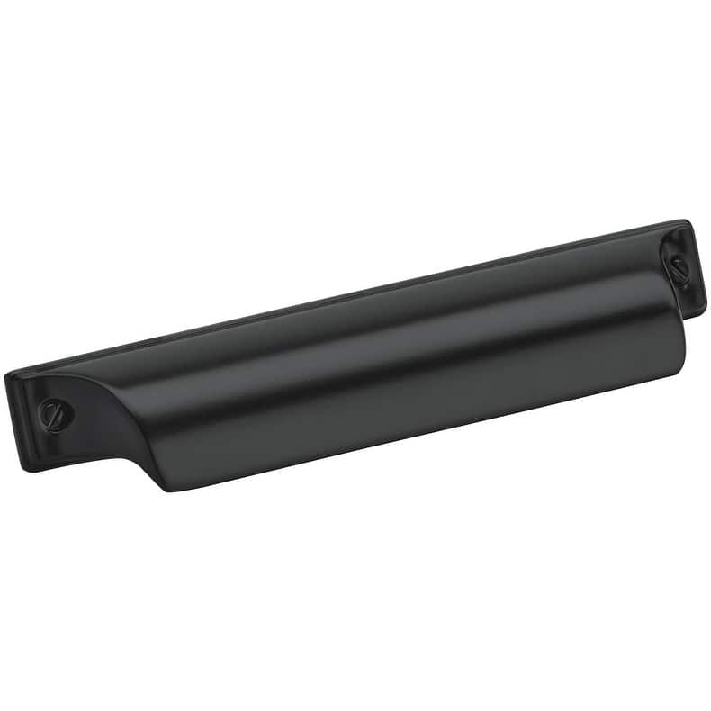 Amerock BP452396 Jolene 3-3/4" Center to Center Cup Cabinet Pull - Matte Black