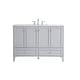 preview thumbnail 1 of 9, Elegant Lighting Sommerville 48" Free Standing Single Basin Vanity Set Grey