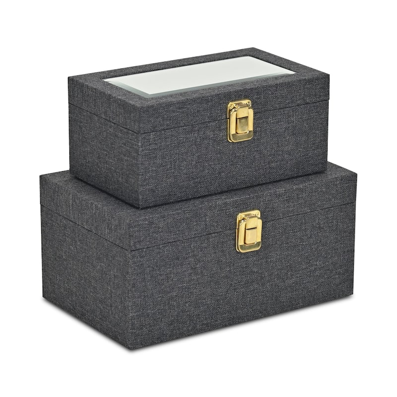 Canter Isle Linen Decorative Box Set