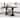 Signature Design by Ashley Valebeck Black/Brown Rectangular Dining Counter Table - 30"W x 60"D x 36"H