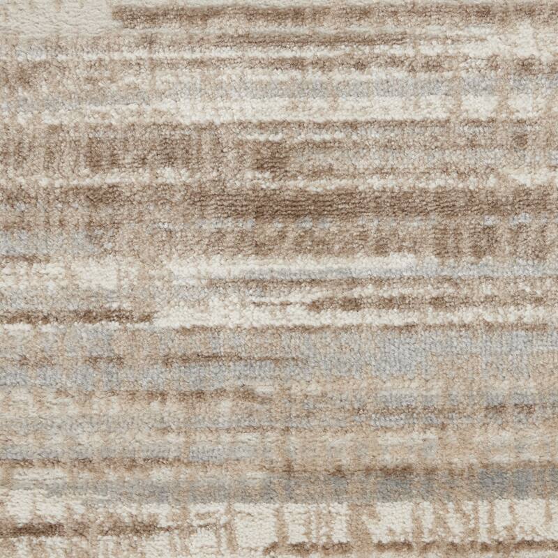 Satu Power Loomed Geometric Abstract Area Rug By HomeRoots - 8' Round