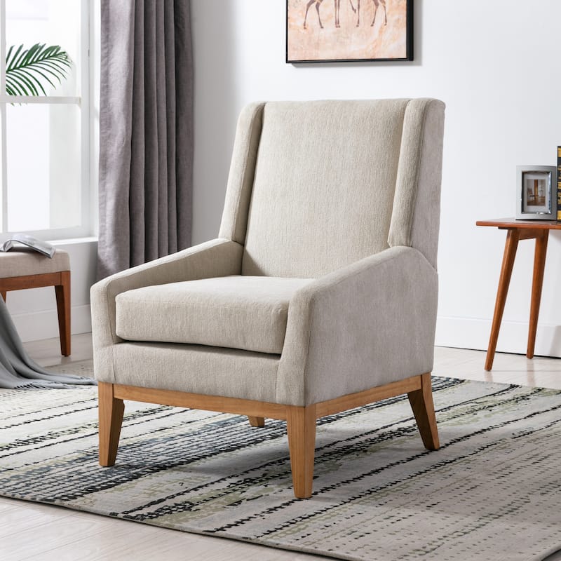 Corvus Armitage Chenille Upholstered Accent Chair