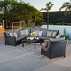 preview thumbnail 53 of 73, Deco 6-piece Corner Sectional Set with by RST Brands