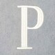 preview thumbnail 3 of 1, Avanti Linens GRY/IVR Monogram 5-Piece Towel Set
