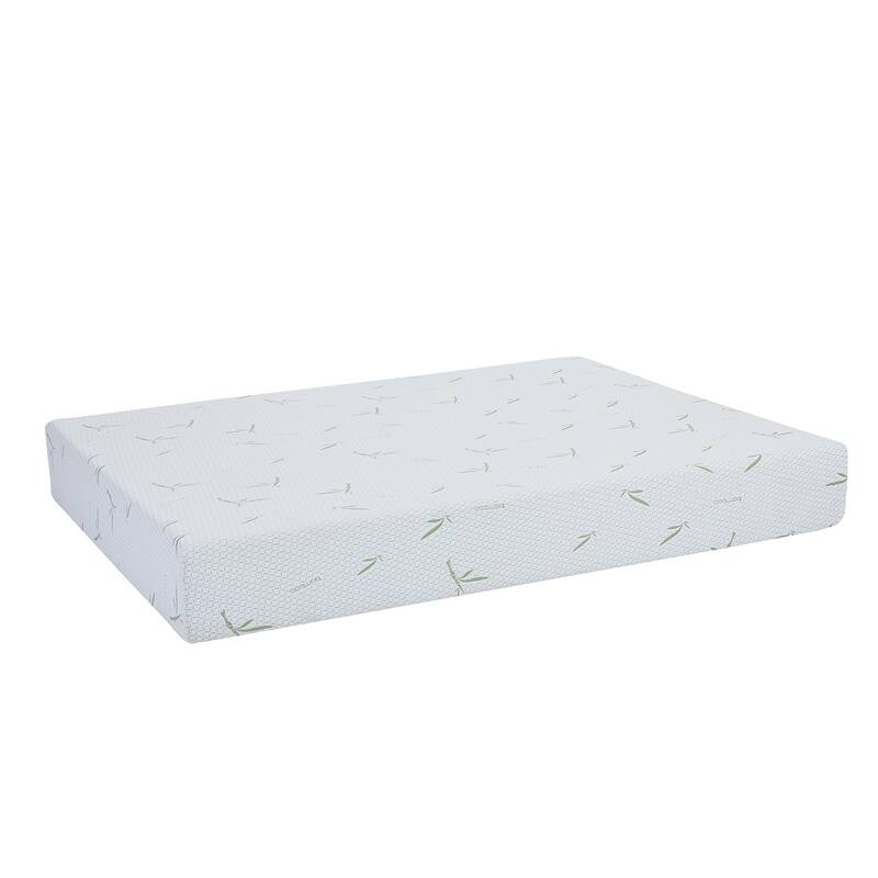 10" Bamboo Memory Foam Mattress, Breathable and Supportive, Cool Sleep