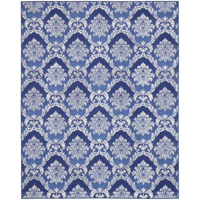 Comiw Power Loomed Distressed Non Skid Stain Resistant Area Rug By HomeRoots - 120' X '84' X '0.39