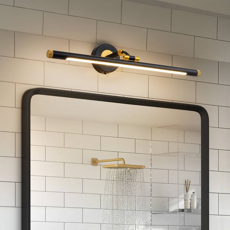 Modern Bathroom Vanity Light Fixture LED Picture Light - Black