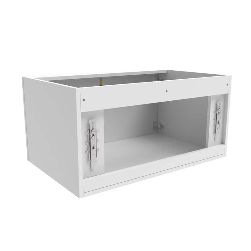 Alpine 30" Wall Mounted Bathroom Vanity (Base Only)