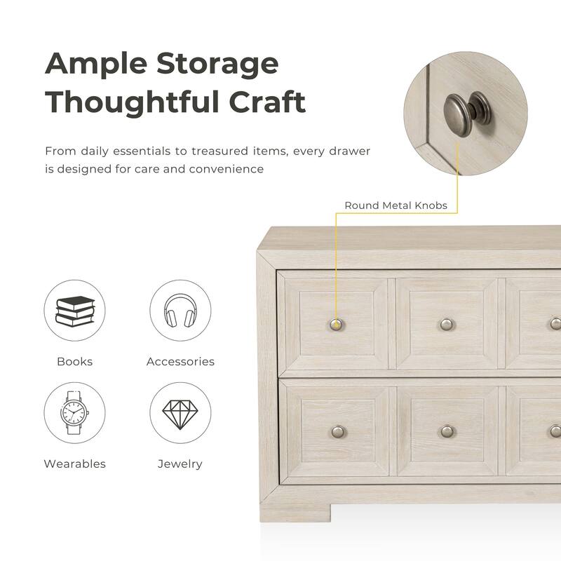 Furniture of America Durem II Modern Classic 3-Piece Solid Wood Panel Bedroom Set with 2-Drawer Oversized Nightstand