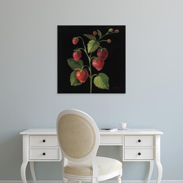 Easy Art Prints Silvia Vassileva's 'Fraise no Words' Premium Canvas Art
