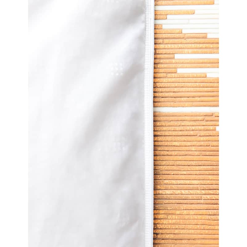 Highland Feather 625 Loft White Down Marseille Duvet/Comforter Deluxe Fill 500TC Casing with Corner Ties