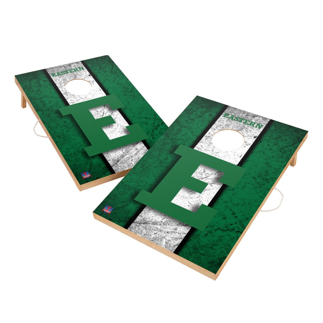 Vintage Eastern Michigan University Eagles Regulation 2x4 Cornhole Set