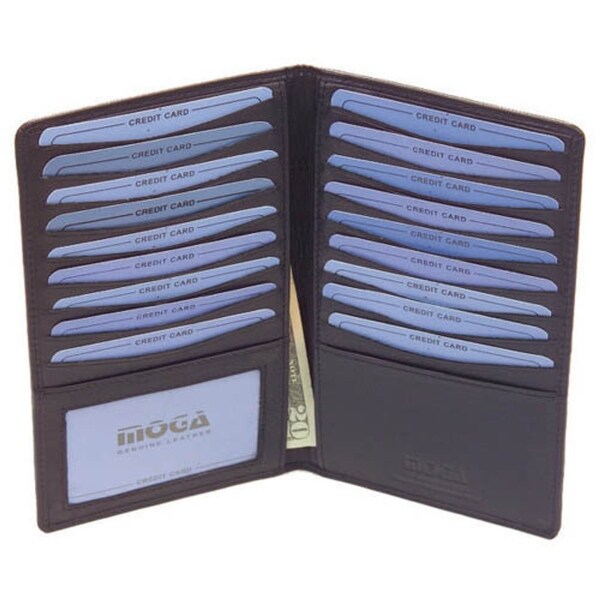 Shop Credit Card Holder 9 1529 - Black - Overstock - 31587481