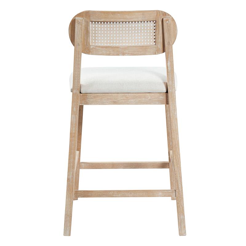 Christopher Knight Home - Kavo Modern Counter Height Bar Stools with Padded Seat & Adjustable Foot Glides