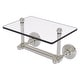 preview thumbnail 25 of 26, Allied Brass Waverly Place Collection Two Post Toilet Tissue Holder with Glass Shelf