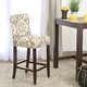preview thumbnail 12 of 17, HomePop Suri 29-inch Bar Height Barstool - 29 inches Taupe