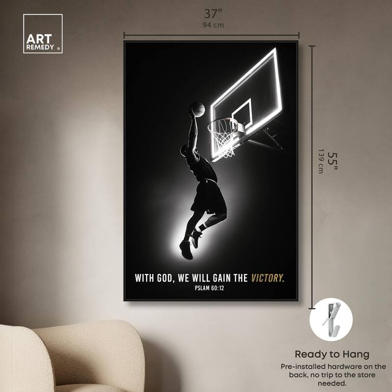 We Will Gain the Victory Canvas by Art Remedy