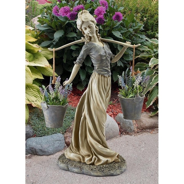 Design Toscano Magdalene the Danish Milkmaid Garden Woman Statue