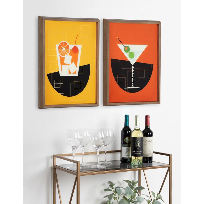 Kate and Laurel Blake Old Fashioned Glass By Amber Leaders Designs