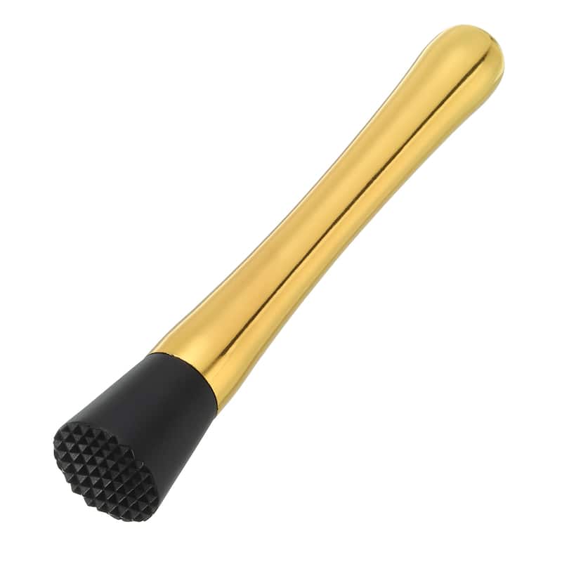 8inch Stainless Steel Cocktail Muddler Drink Muddler Bar Tool Gold