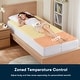 preview thumbnail 7 of 18, Serta Microfiber Zoned Control Heated Mattress Pad with 10 Heating Levels